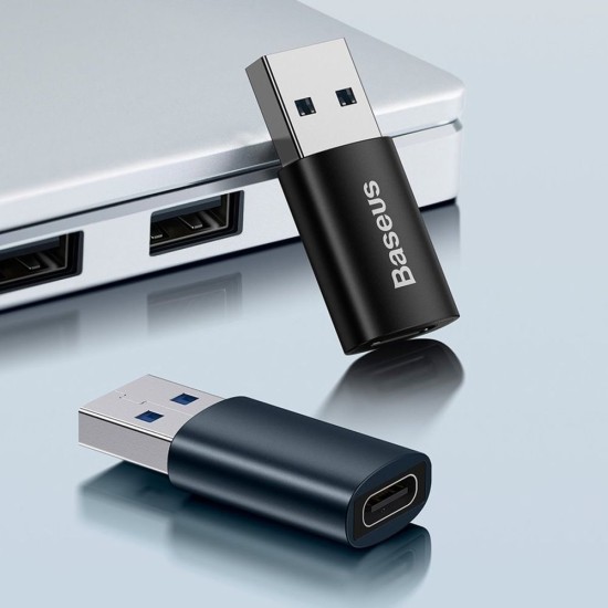 Adaptor Mini OTG Baseus Ingenuity, USB-C la USB-A, Albastru (ZJJQ000103) Adaptor Mini OTG Baseus Ingenuity, USB-C la USB-A, Albastru (ZJJQ000103) (Bakr, ZJJQ000103) by www.silkase.ro