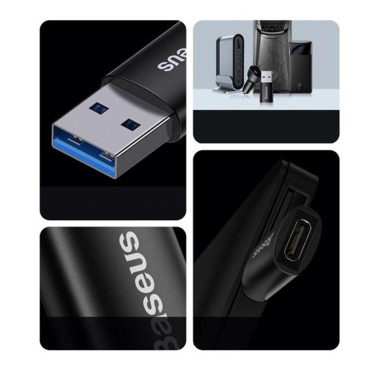 Adaptor Mini OTG Baseus Ingenuity, USB-C la USB-A, Albastru (ZJJQ000103) Adaptor Mini OTG Baseus Ingenuity, USB-C la USB-A, Albastru (ZJJQ000103) (Bakr, ZJJQ000103) by www.silkase.ro