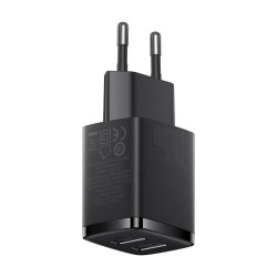 Încărcător Compact Baseus CCXJ010201, 2x USB, 10.5W, Negru Încărcător Compact Baseus CCXJ010201, 2x USB, 10.5W, Negru