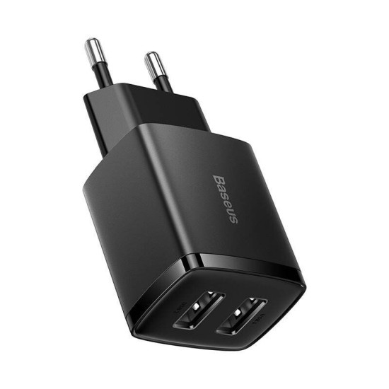 Încărcător Compact Baseus CCXJ010201, 2x USB, 10.5W, Negru Încărcător Compact Baseus CCXJ010201, 2x USB, 10.5W, Negru (Încărcătoare Rețea, CCXJ010201) by www.silkase.ro