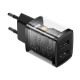 Încărcător Compact Baseus CCXJ010201, 2x USB, 10.5W, Negru Încărcător Compact Baseus CCXJ010201, 2x USB, 10.5W, Negru (Încărcătoare Rețea, CCXJ010201) by www.silkase.ro