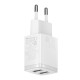 Încărcător de Rețea Baseus Compact 2xUSB, 10.5W, Alb Încărcător de Rețea Baseus Compact 2xUSB, 10.5W, Alb (Cabluri Telefon, CCXJ010202) by www.silkase.ro