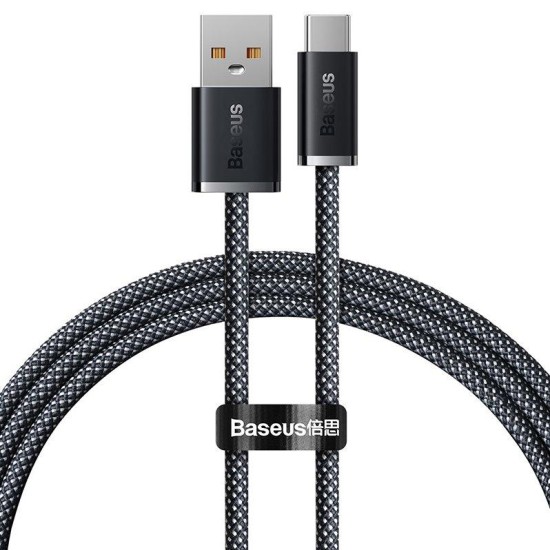 Cablu de Date și Încărcare Rapidă Baseus Dynamic Series USB la USB-C, 100W, 1m, Gri Cablu de Date și Încărcare Rapidă Baseus Dynamic Series USB la USB-C, 100W, 1m, Gri (Cabluri Telefon, CALD000616) by www.silkase.ro