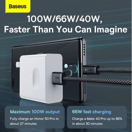 Cablu de Date și Încărcare Rapidă Baseus Dynamic Series USB la USB-C, 100W, 1m, Gri Cablu de Date și Încărcare Rapidă Baseus Dynamic Series USB la USB-C, 100W, 1m, Gri (Cabluri Telefon, CALD000616) by www.silkase.ro