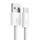 Cablu de Date și Încărcare Rapidă Baseus Dynamic Series USB la USB-C, 100W, 1m, Alb (Cabluri Telefon, CALD000602) by www.silkase.ro