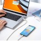 Cablu de Date și Încărcare Rapidă Baseus Dynamic Series USB la USB-C, 100W, 1m, Alb (Cabluri Telefon, CALD000602) by www.silkase.ro