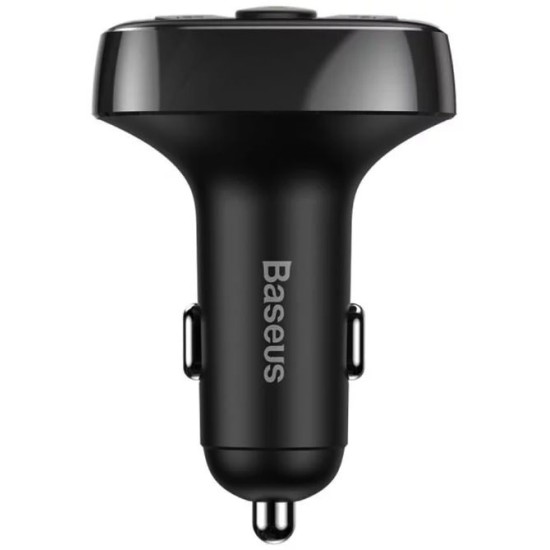 Modulator FM și Încărcător Auto Baseus CCMT000001 S-09A, 2x USB, Bluetooth, Negru (Bakr, CCMT000001) by www.silkase.ro