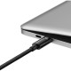 Cablu de Date Baseus Tungsten Gold Fast Charging USB-C la USB-C 240W, 2m, Black Cablu de Date Baseus Tungsten Gold Fast Charging USB-C la USB-C 240W, 2m, Black (Bakr, CAWJ040101) by www.silkase.ro