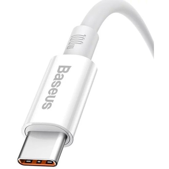 Cablu de Date și Încărcare Rapidă Baseus Superior Series USB la USB-C, 100W, 0.25m, Moon White Cablu de Date și Încărcare Rapidă Baseus Superior Series USB la USB-C, 100W, 0.25m, Moon White (Huse Waterproof și Subacvatice, P10320102214-00) by www.silkase.ro