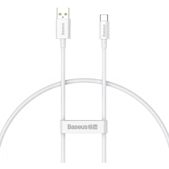 Cablu de Date și Încărcare Rapidă Baseus Superior Series USB la USB-C, 100W, 0.25m, Moon White Cablu de Date și Încărcare Rapidă Baseus Superior Series USB la USB-C, 100W, 0.25m, Moon White (Huse Waterproof și Subacvatice, P10320102214-00) by www.silkase.ro