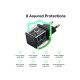 Încărcător rapid Baseus Palm USB-C 20W + Cablu de date USB-C/USB-C 1m Negru (Bakr, P10111602113-01) by www.silkase.ro