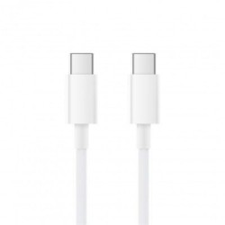 Cablu de Date Original Xiaomi USB-C la USB-C, 5A, 1.5m, Alb