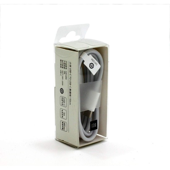 Cablu de Date Original Xiaomi USB-C la USB-C, 5A, 1.5m, Alb Cablu de Date Original Xiaomi USB-C la USB-C, 5A, 1.5m, Alb (Bakr, SJV4108GL) by www.silkase.ro