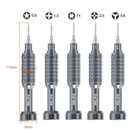 Set Șurubelnițe de Precizie RELIFE RL-730A (Steel King) Set Șurubelnițe de Precizie RELIFE RL-730A (Steel King) (Bakr, RL-730A) by www.silkase.ro