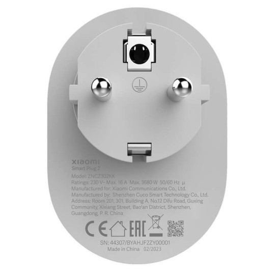 Priză Inteligentă Xiaomi Mi Smart Plug 2 WiFi - Control prin Aplicație (Bakr, BHR6868EU) by www.silkase.ro