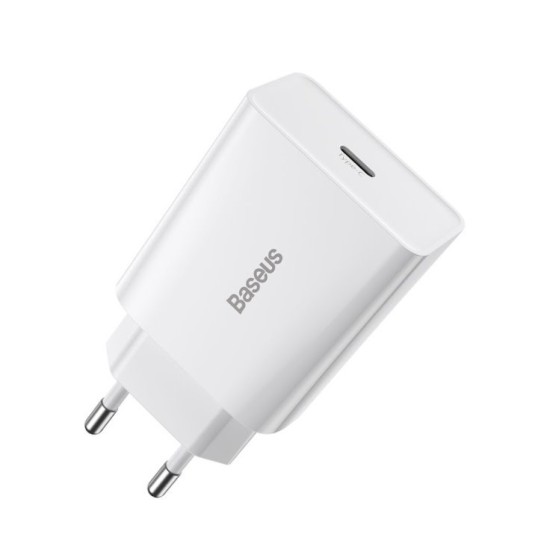 Încărcător de Rețea Baseus Speed Mini USB-C 20W, Alb Încărcător de Rețea Baseus Speed Mini USB-C 20W, Alb (Încărcătoare Rețea, CCFS-SN02) by www.silkase.ro