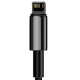 Cablu de Date și Încărcare Baseus CALWJ-01 Tungsten Gold, Lightning, 2.4A, 1m, Black Cablu de Date și Încărcare Baseus CALWJ-01 Tungsten Gold, Lightning, 2.4A, 1m, Black (Cabluri Telefon, CALWJ-01) by www.silkase.ro