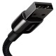 Cablu de Date și Încărcare Baseus CALWJ-01 Tungsten Gold, Lightning, 2.4A, 1m, Black Cablu de Date și Încărcare Baseus CALWJ-01 Tungsten Gold, Lightning, 2.4A, 1m, Black (Cabluri Telefon, CALWJ-01) by www.silkase.ro
