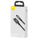 Cablu de Date și Încărcare Baseus CALWJ-01 Tungsten Gold, Lightning, 2.4A, 1m, Black Cablu de Date și Încărcare Baseus CALWJ-01 Tungsten Gold, Lightning, 2.4A, 1m, Black (Cabluri Telefon, CALWJ-01) by www.silkase.ro