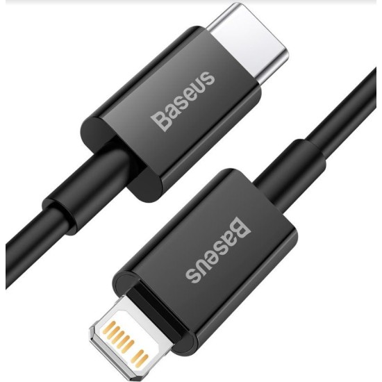 Cablu Incarcare Rapida Baseus Superior USB-C la Lightning 20W, 1m, Negru Cablu Incarcare Rapida Baseus Superior USB-C la Lightning 20W, 1m, Negru (Cabluri Telefon, CATLYS-A01) by www.silkase.ro