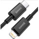 Cablu Incarcare Rapida Baseus Superior USB-C la Lightning 20W, 1m, Negru Cablu Incarcare Rapida Baseus Superior USB-C la Lightning 20W, 1m, Negru (Cabluri Telefon, CATLYS-A01) by www.silkase.ro