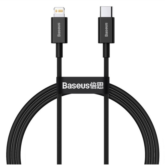 Cablu Incarcare Rapida Baseus Superior USB-C la Lightning 20W, 1m, Negru Cablu Incarcare Rapida Baseus Superior USB-C la Lightning 20W, 1m, Negru (Cabluri Telefon, CATLYS-A01) by www.silkase.ro