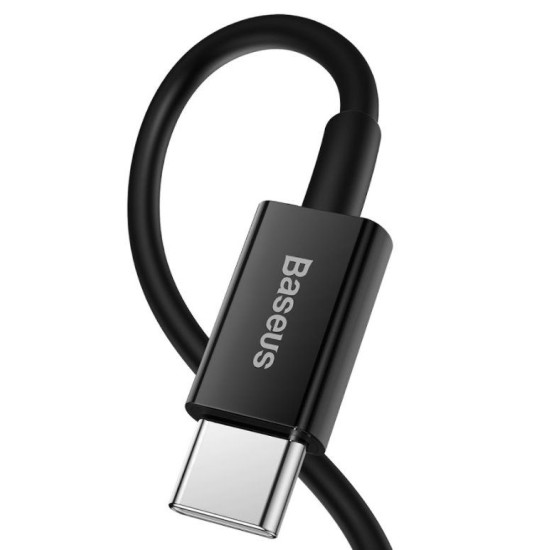 Cablu de Date și Încărcare Rapidă Baseus Superior USB-C la Lightning, 20W, 2m, Negru Cablu de Date și Încărcare Rapidă Baseus Superior USB-C la Lightning, 20W, 2m, Negru (Cabluri Telefon, CATLYS-C01) by www.silkase.ro