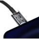 Cablu de Date și Încărcare Rapidă Baseus Superior USB-C la Lightning, 20W, 2m, Negru Cablu de Date și Încărcare Rapidă Baseus Superior USB-C la Lightning, 20W, 2m, Negru (Cabluri Telefon, CATLYS-C01) by www.silkase.ro