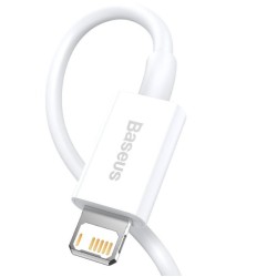 Cablu Incarcare Rapida Baseus Superior Lightning 2.4A, 0.25m, White (CALYS-02) Cablu Incarcare Rapida Baseus Superior Lightning 2.4A, 0.25m, White (CALYS-02)
