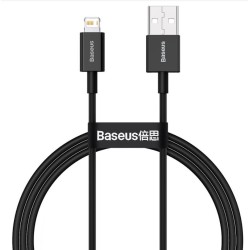 Cablu Date si Incarcare Baseus Superior Fast Charging USB-Lightning 2.4A 1m Black
