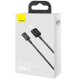 Cablu Date si Incarcare Baseus Superior Fast Charging USB-Lightning 2.4A 1m Black Cablu Date si Incarcare Baseus Superior Fast Charging USB-Lightning 2.4A 1m Black (Cabluri Telefon, CALYS-A01) by www.silkase.ro