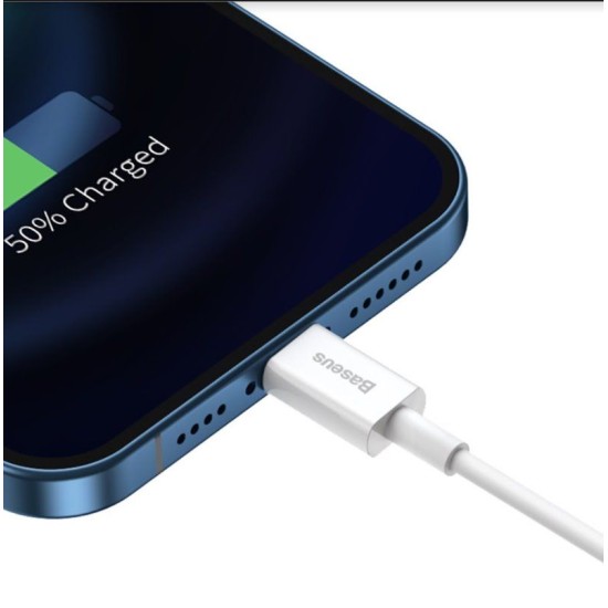 Cablu de Date și Încărcare Rapidă Baseus Superior Lightning 2.4A, 1m, Alb Cablu de Date și Încărcare Rapidă Baseus Superior Lightning 2.4A, 1m, Alb (Cabluri Telefon, CALYS-A02) by www.silkase.ro