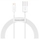 Cablu Incarcare Rapida Baseus Superior Series Lightning 2.4A, 1.5m, White Cablu Incarcare Rapida Baseus Superior Series Lightning 2.4A, 1.5m, White (Cabluri Telefon, CALYS-B02) by www.silkase.ro