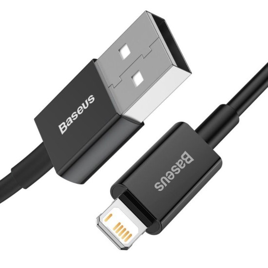 Cablu de Date și Încărcare Rapidă Baseus Superior USB la Lightning, 2.4A, 2m, Black Cablu de Date și Încărcare Rapidă Baseus Superior USB la Lightning, 2.4A, 2m, Black (Cabluri Telefon, CALYS-C01) by www.silkase.ro