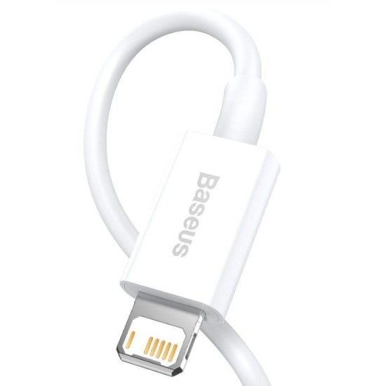 Cablu de Date și Încărcare Rapidă Baseus Superior Lightning, 2.4A, 2m, Alb Cablu de Date și Încărcare Rapidă Baseus Superior Lightning, 2.4A, 2m, Alb (Cabluri Telefon, CALYS-C02) by www.silkase.ro
