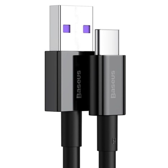 Cablu Baseus CATYS-01 Superior Fast Charging USB-C 66W 1m Black (Cabluri Telefon, CATYS-01) by www.silkase.ro
