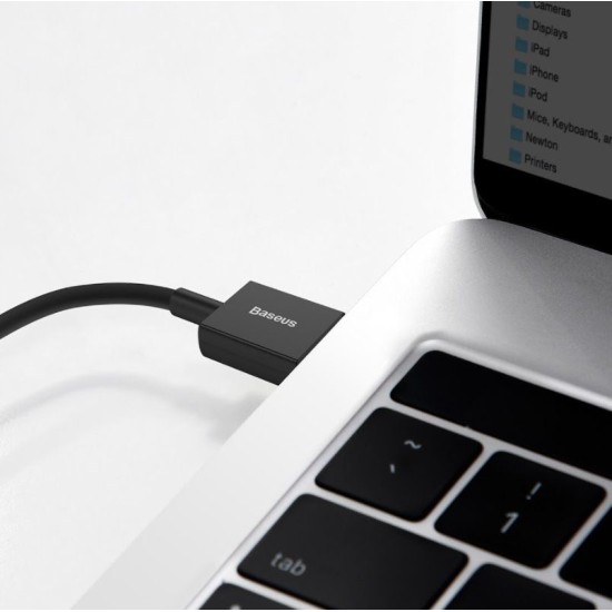 Cablu Baseus CATYS-01 Superior Fast Charging USB-C 66W 1m Black (Cabluri Telefon, CATYS-01) by www.silkase.ro