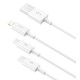 Cablu de Date 3in1 Baseus Superior Fast Charging USB-C, Lightning, MicroUSB 1.5m Alb Cablu de Date 3in1 Baseus Superior Fast Charging USB-C, Lightning, MicroUSB 1.5m Alb (Cabluri Telefon, CAMLTYS-02) by www.silkase.ro
