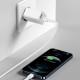 Încărcător de Rețea Baseus Super Si Quick Charger USB + USB-C, 30W, White (Bakr, CCSUPP-E02) by www.silkase.ro