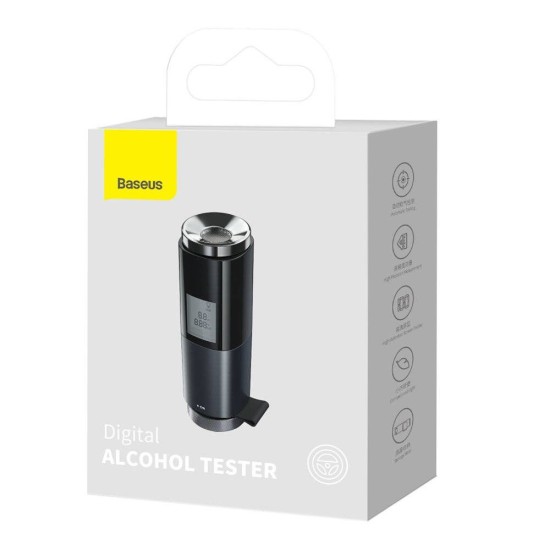 Alcooltest Digital Baseus CRCX-01 Black (Bakr, CRCX-01) by www.silkase.ro