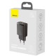 Încărcător Compact Baseus CCXJ-B01 Quick Charger USB/USB-C 20W Negru (Cabluri Telefon, CCXJ-B01) by www.silkase.ro
