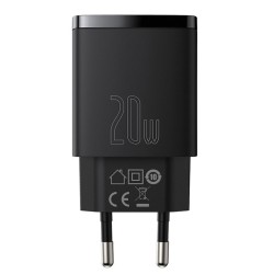 Încărcător Compact Baseus CCXJ-B01 Quick Charger USB/USB-C 20W Negru