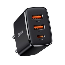 Încărcător Compact Baseus CCXJ-E01 Quick Charger USB-C 20W, Negru