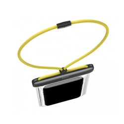 Husa Waterproof Baseus Lets Go Slip, Rezistenta la Apa, Grey/Yellow Husa Waterproof Baseus Lets Go Slip, Rezistenta la Apa, Grey/Yellow