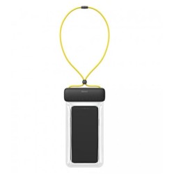 Husa Waterproof Baseus Lets Go Slip, Rezistenta la Apa, Grey/Yellow