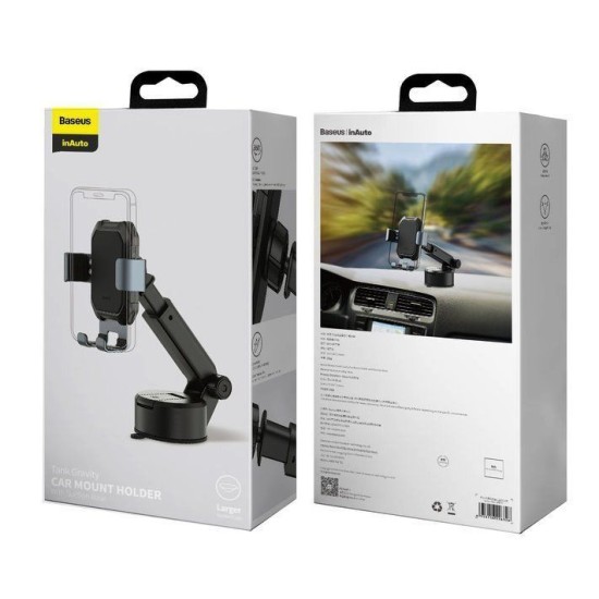 Suport Auto Baseus SUYL-TK01 Gravity Car Mount cu Ventuză, Tarnish (Bakr, SUYL-TK01) by www.silkase.ro