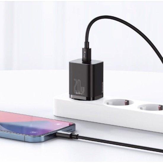Încărcător Rapid Baseus Super Si CCSUP-B01 USB-C 20W Black Încărcător Rapid Baseus Super Si CCSUP-B01 USB-C 20W Black (Încărcătoare Rețea, CCSUP-B01) by www.silkase.ro