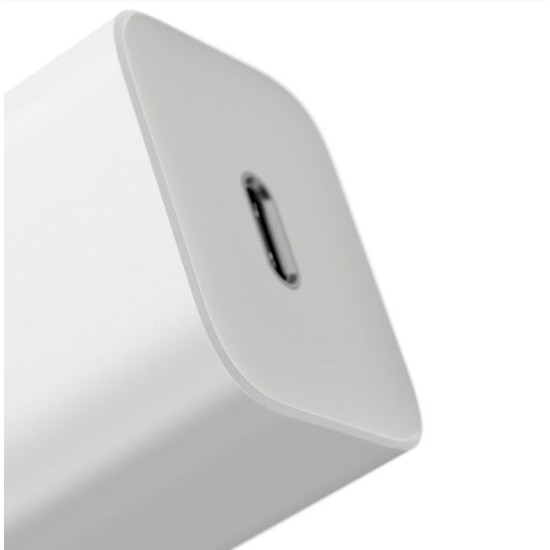 Încărcător Retea Baseus Super Si Quick Charger USB-C 20W, White, CCSUP-B02 (Cabluri Telefon, CCSUP-B02) by www.silkase.ro