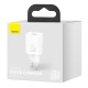 Încărcător Retea Baseus Super Si Quick Charger USB-C 20W, White, CCSUP-B02 (Cabluri Telefon, CCSUP-B02) by www.silkase.ro