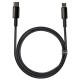 Cablu Incarcare Rapida Baseus Tungsten Gold USB-C la Lightning, 20W, 1m, Negru Cablu Incarcare Rapida Baseus Tungsten Gold USB-C la Lightning, 20W, 1m, Negru (Cabluri Telefon, CATLWJ-01) by www.silkase.ro